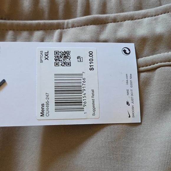 NIKE KHAKI TECH FLEECE JOGGERS SZ XXL - Picture 10 of 10